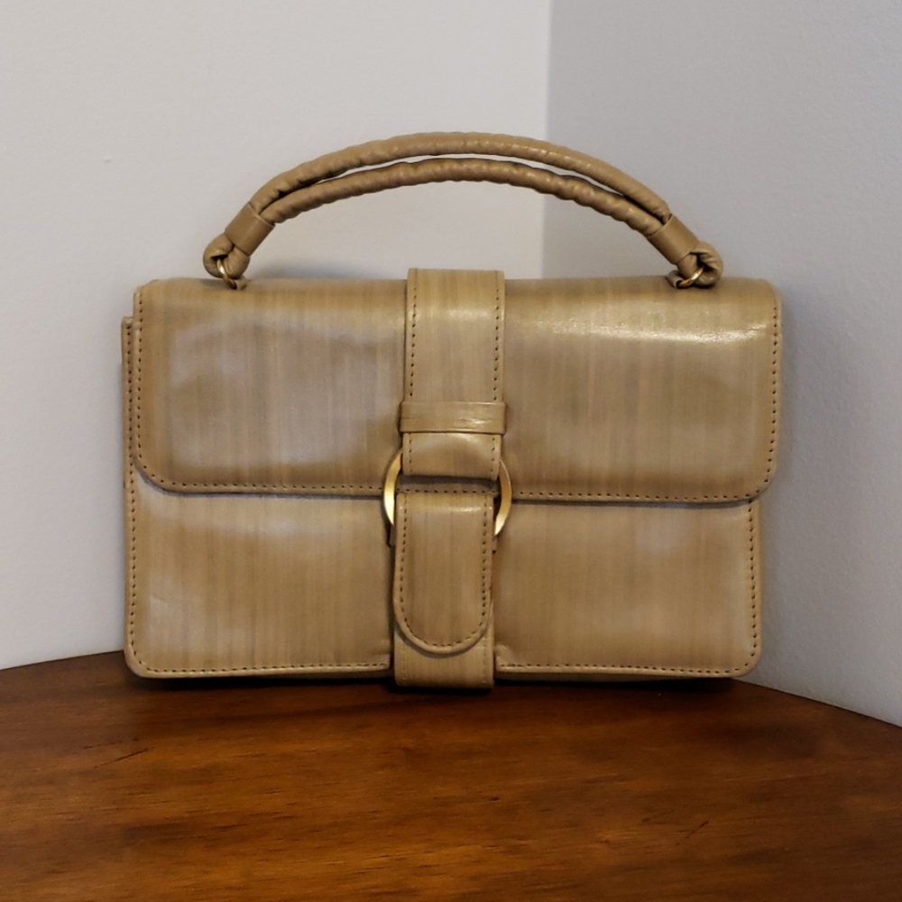 Vintage Green Satchel